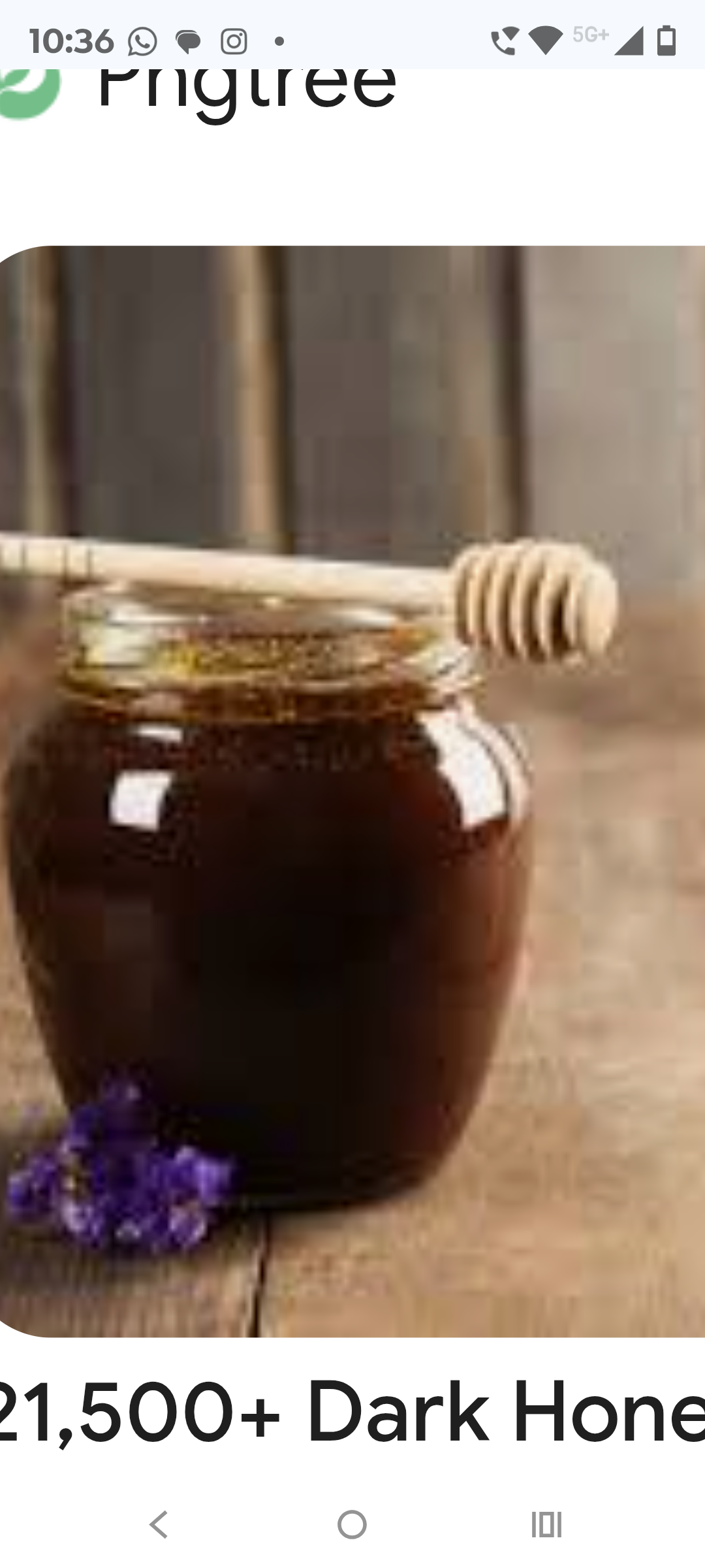 black hony.black forest no stock