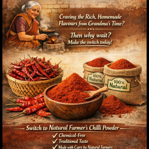 ఆవకాయ రోకల్ల కారం pure and fresh 1kg, 500gr packing available